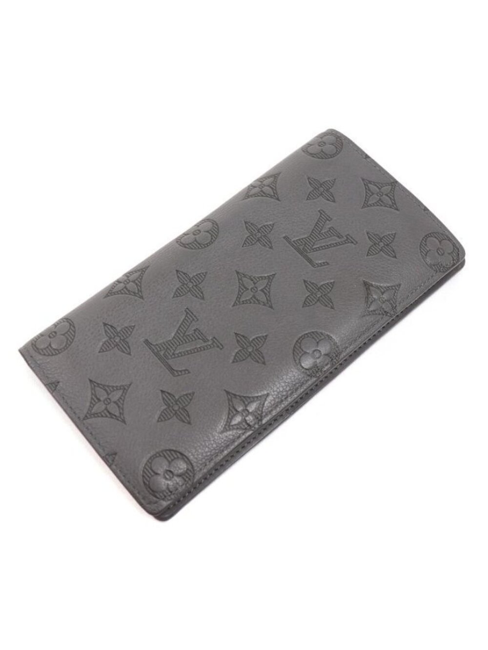 Louis Vuitton Portefeuille Brazza Wallet Monogram Shadow Gray